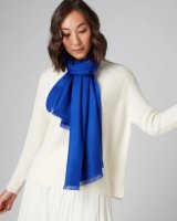 Kaschmir-Pashmina in Elektrisch Blau