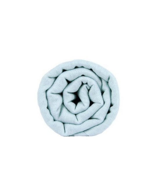 Pashmina Pur Cachemire Bleu Pâle