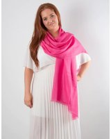 Kasjmier Roze Fuchsia Pashmina