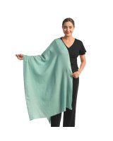 Pale Green Pure Cashmere Pashmina