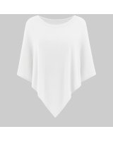 Kasjmier Poncho Wit