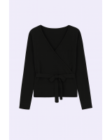 Cashmere wrap Cardigan Black