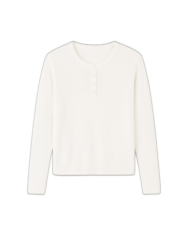 Pullover aus Kaschmir mit tunesischem Kragen Weiss