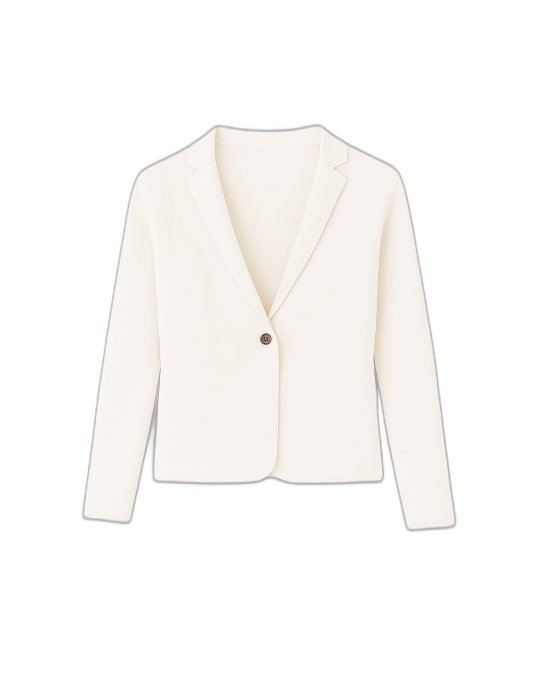 Kasjmier blazer vest Witte