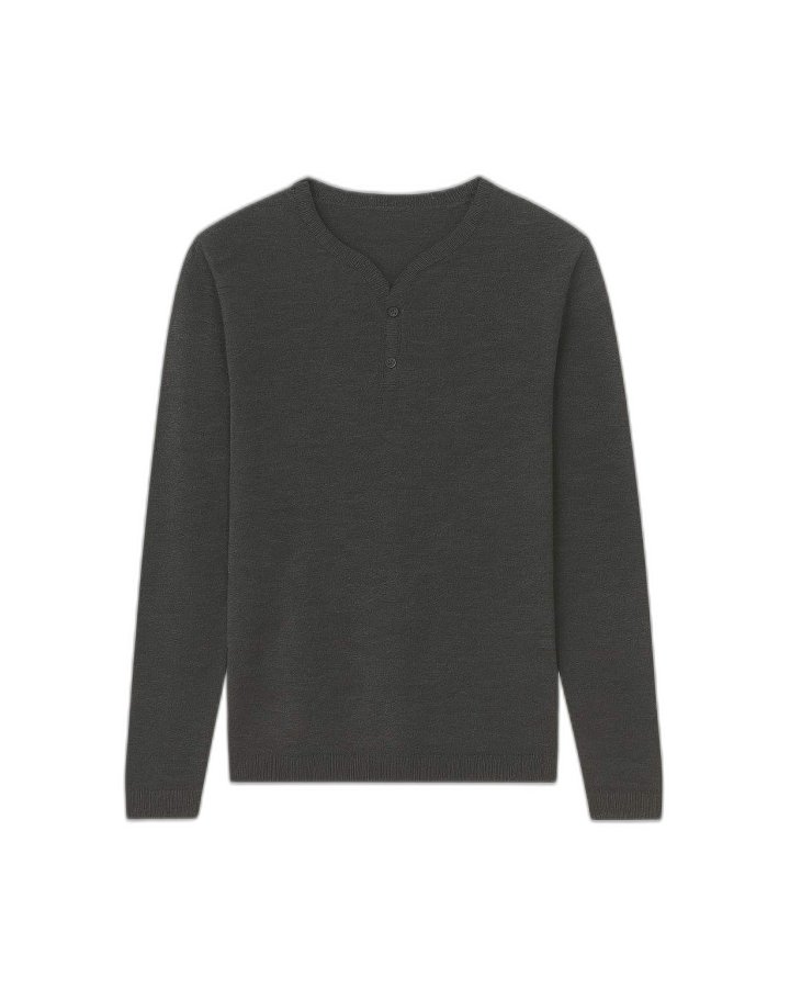 Tunic Cashmere Sweater in Anthracite Grey