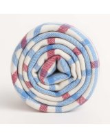 Pashmina Himalayan en Cachemire Bleu et rouge