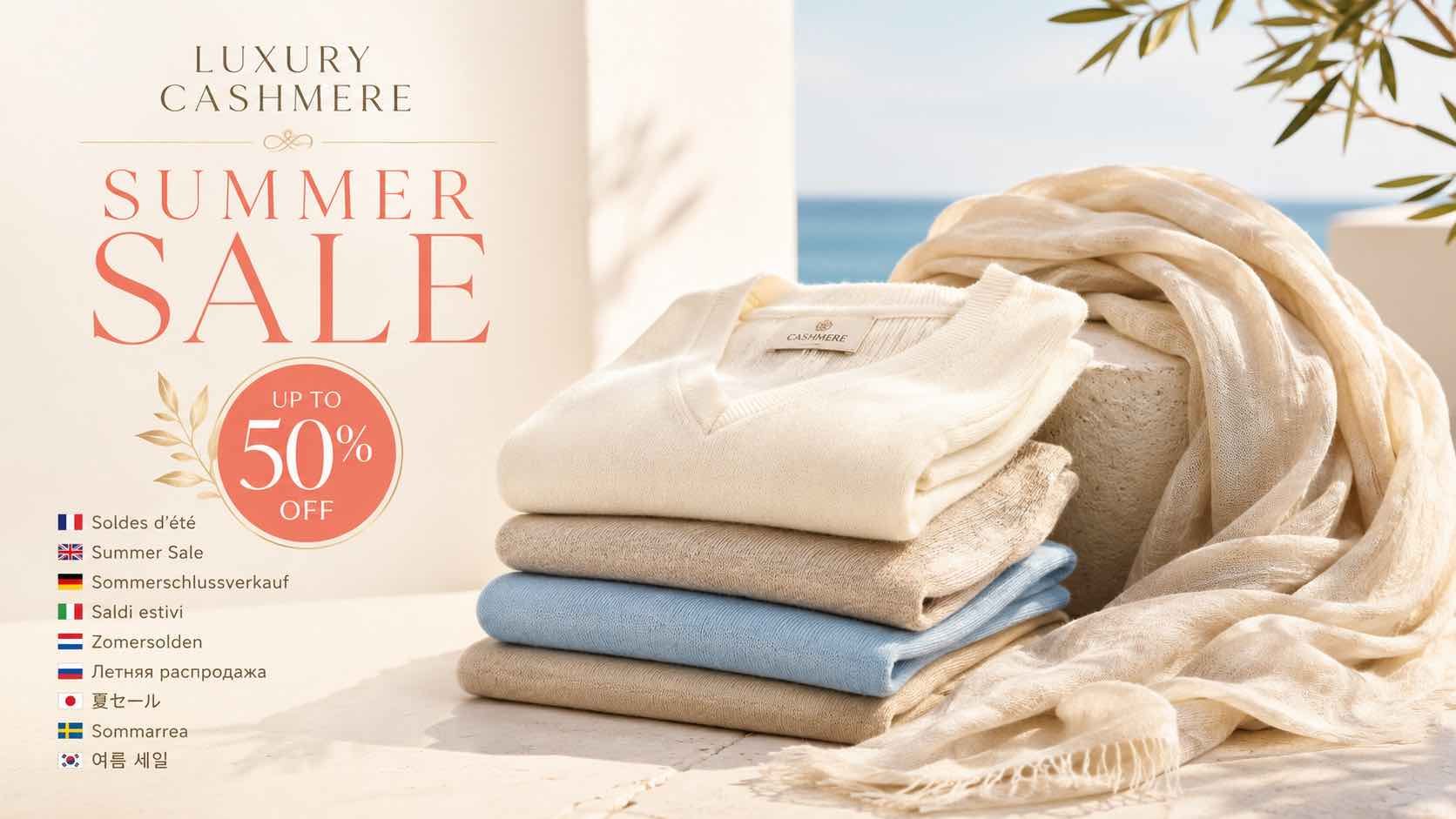 Kasjmier sale: tijdloze luxe bewust kiezen Hermine de Pashmina